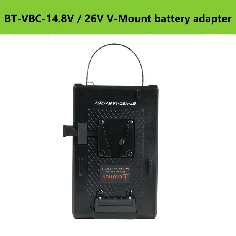 Nanlite BT-VBC-14.8V / 26V V-Mount batterijadapter geschikt voor het omzetten van batterijen met een spanning van 14,4V-14,8V/12A naar 26V