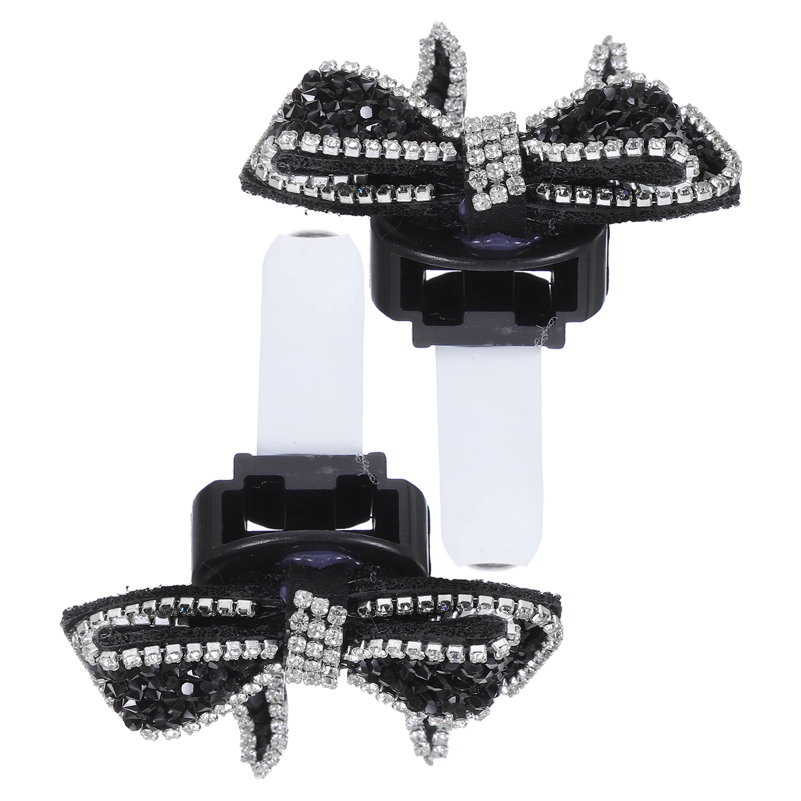 

2pcs Air Freshener Bowknot Clip Long Lasting Fragrance Trendy Design Secure Hold Car Interior Decoration Air Vent Aroma Diffuser