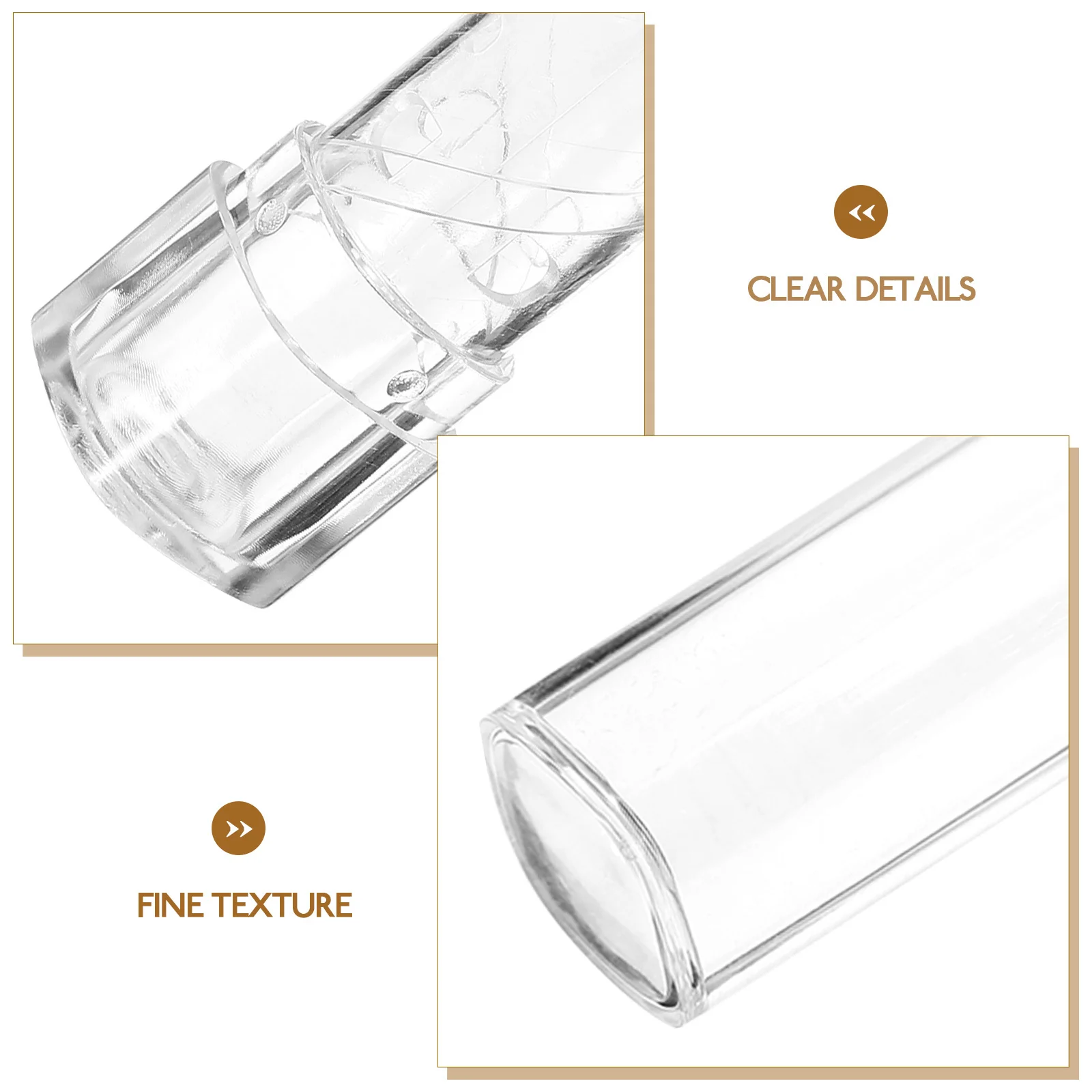 5 Stück leere Lippenstifttuben, transparenter kompakter Behälter für Lippenbalsam, Cremes, DIY-Kosmetik, leicht, reisefreundlich