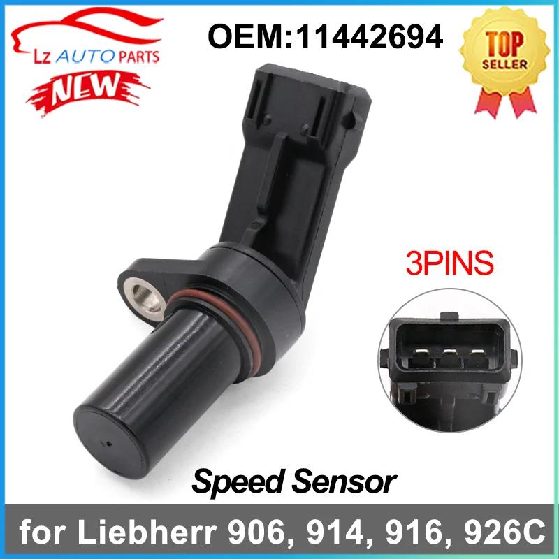 11442694   Sensor de velocidade para Liebherr 906, 914, 916, 926C Sensor de posição do virabrequim da árvore de cames do motor 10800265 10117898 9079206
