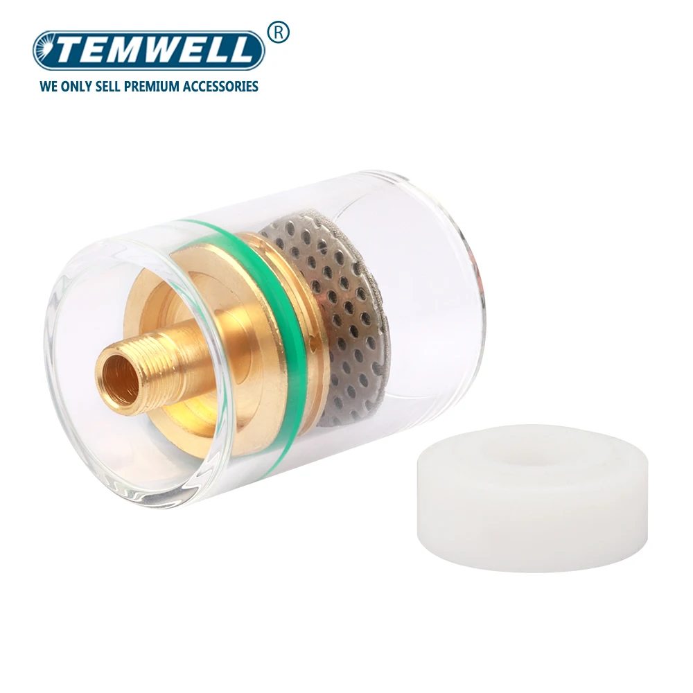 Lassers Tig Nozzle Kit Fakkelset Argon Arc Tool Eenvoudig Te Bedienen Voor WP-17/18/26 Gas Lens Glas Cup Lasaccessoires