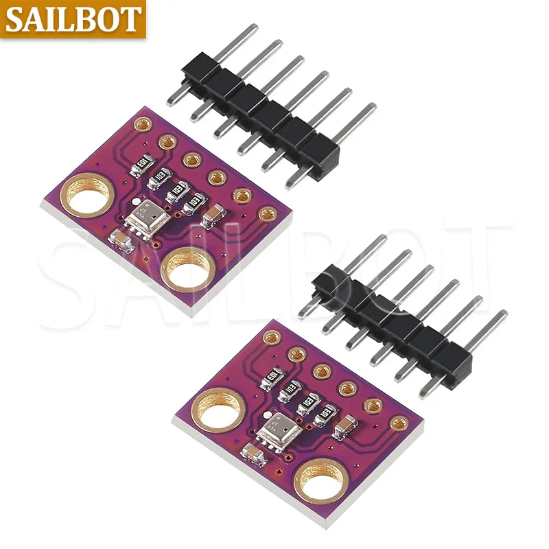 BME280 5 فولت 3.3 فولت الاستشعار الرقمي درجة الحرارة الرطوبة وحدة استشعار الضغط الجوي BME280-5V -3.3 فولت I2C SPI 1.8-5 فولت