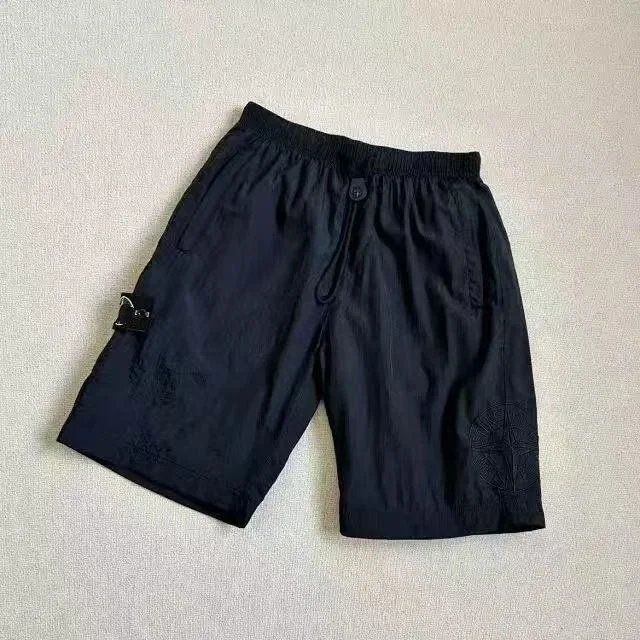 

Fashion Men Shorts Sports Casual Stone New Logo Print Retro Trendy Shorts Quick Drying breathable New Summer Brand Shorts Pants