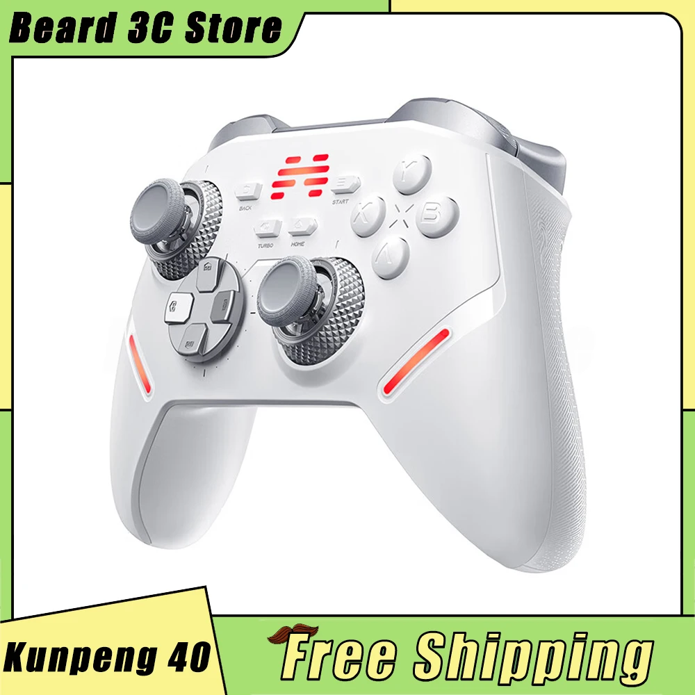 Beitong Kunpeng 40 Smart Control Gamepad TMR Joystick Three Mode Gaming Controllers Button Switch PC Gamer Gamepads Custom Gift