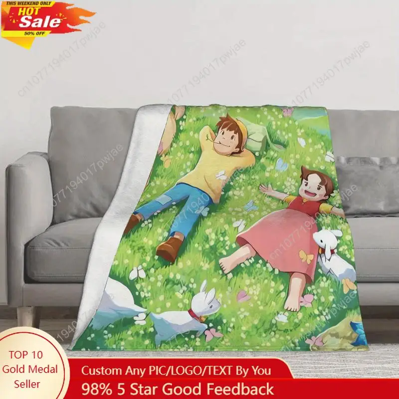 

Anime blanket is soft and comfortable suitable for sofa bed living room office conditioner TV watching Custom blankets