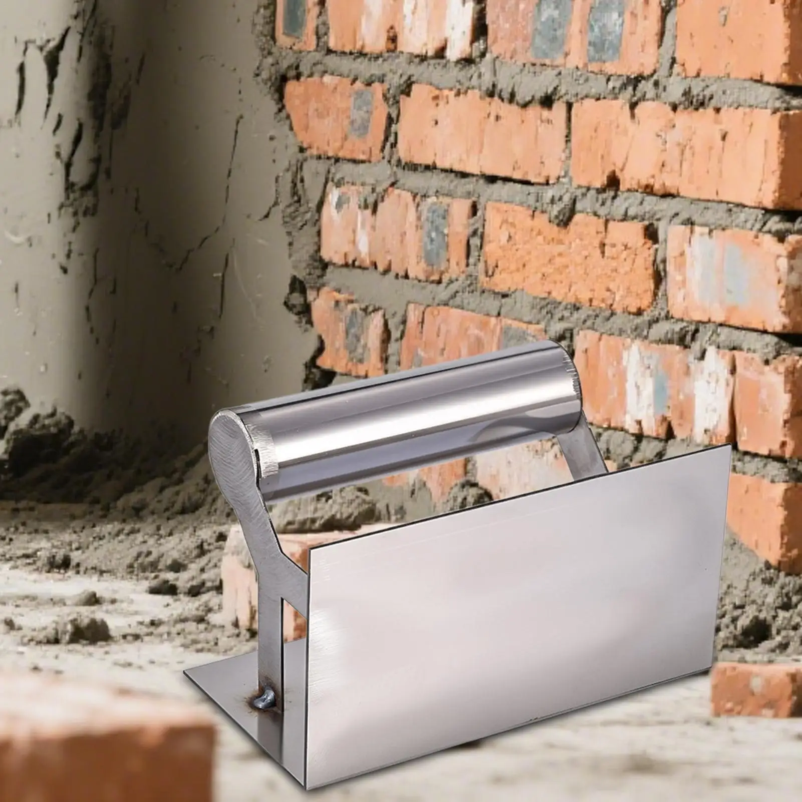 

Угловой инструмент для гипсокартона, каменная лопата из нержавеющей стали, нескользящий, устойчивый к ржавчине угол для гипсокартона для строительной площадки, домашней стены