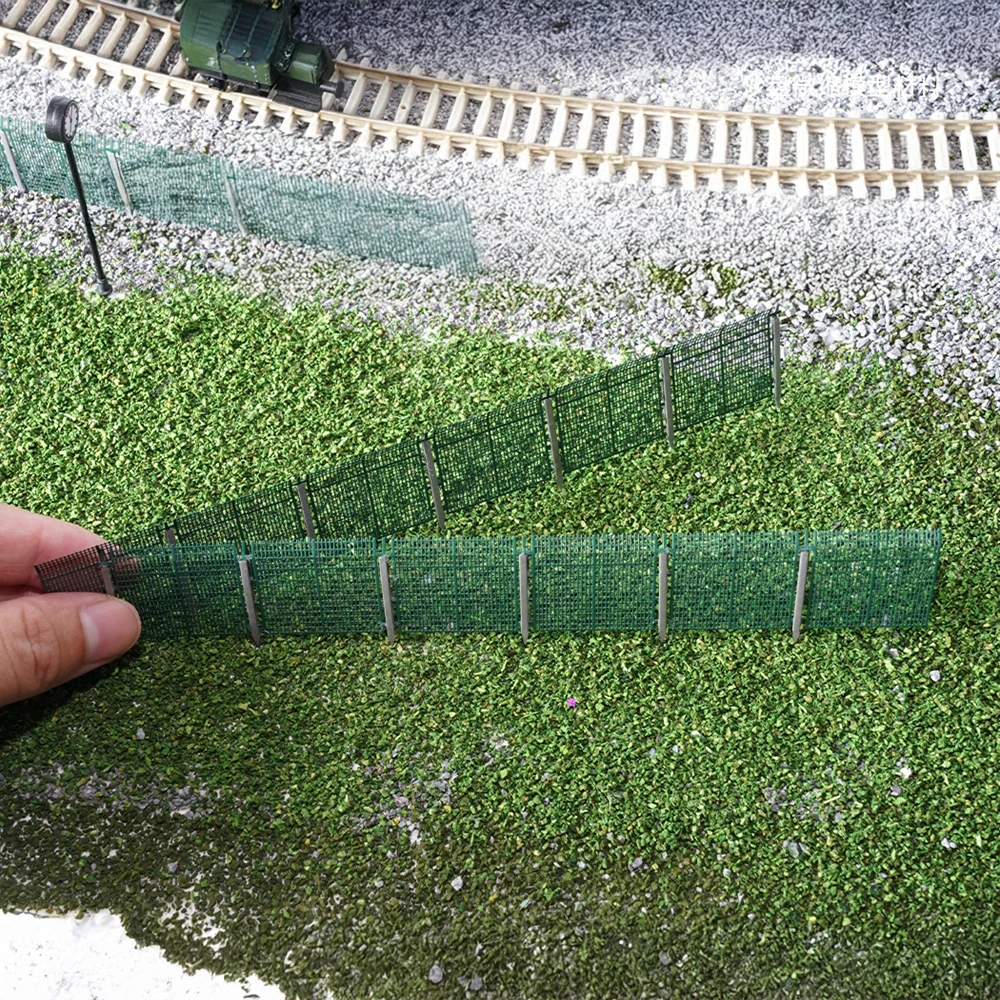 Model Wire Mesh Fence Chain Link Fence HO Gauge Model Railway Scene Building Layout