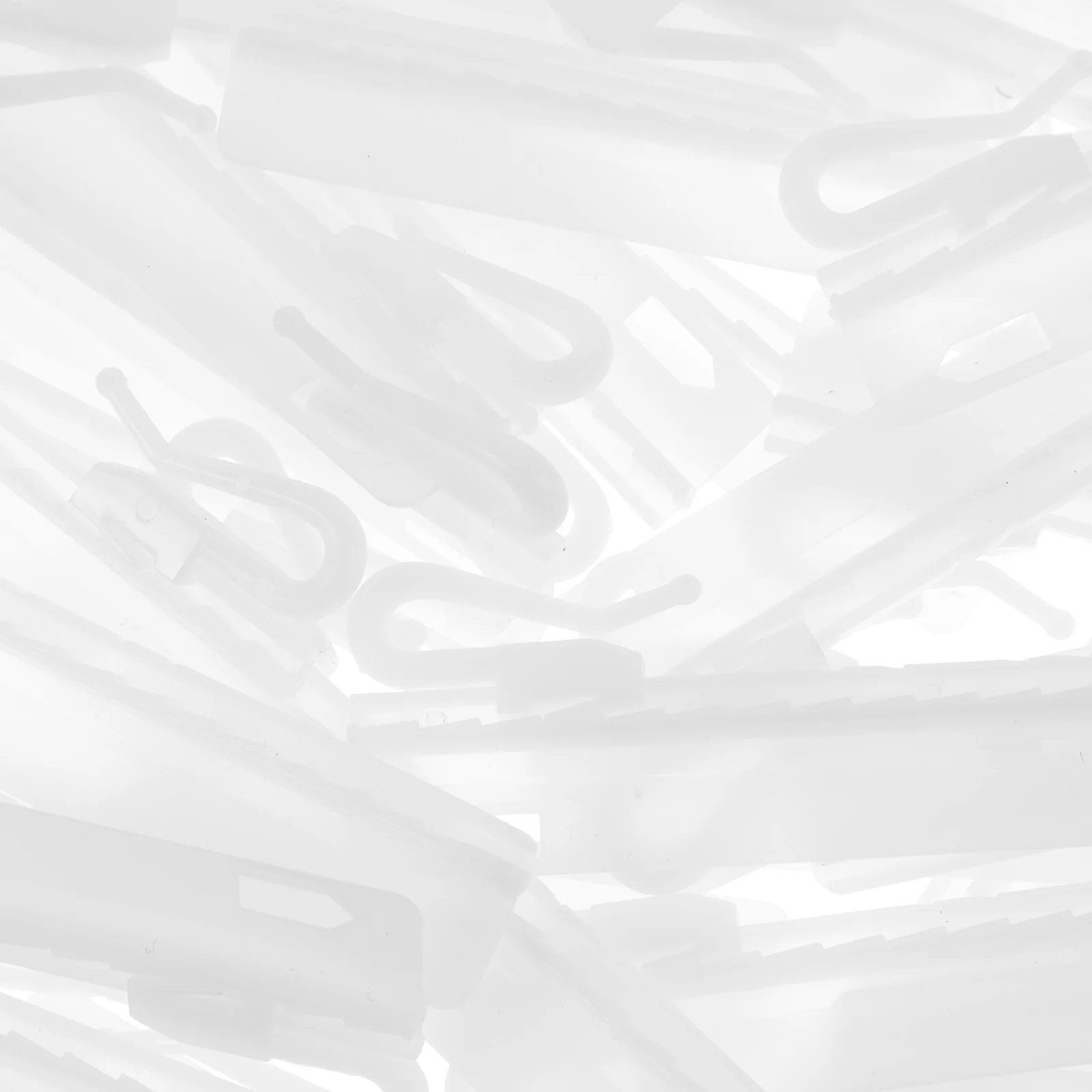 

50Pcs Curtain Adjusting Hooks Plastic Adjustable Drapery Tape Clip for Window Home Curtains Curtain Adjusting Hooks