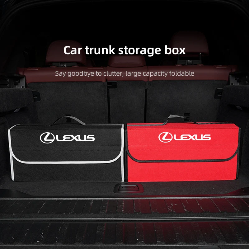

Car Trunk Organizer Box Large Capacity Folding Storage Bag For Lexus F SPORT GS GX IS LS LX CT LC RC LBX NX RX 350h 450h UX 300e