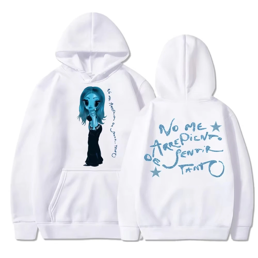 Karol G No Me Arrepiento De Sentir Tanto 2026 New Album Hoodies Music Lover Fashion Sportwear Men Women Fleece Loose Tracksuit