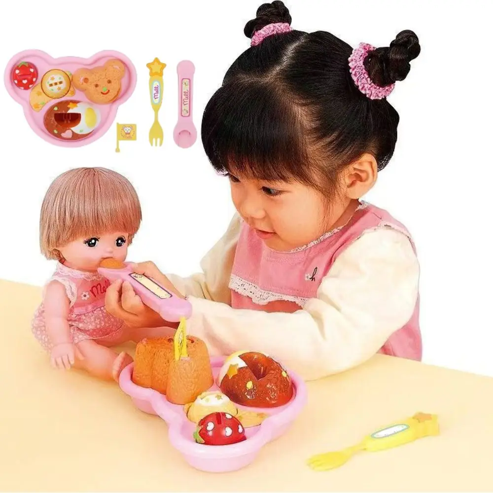 Diversão caixa de urso brinquedos de alimentação de alimentos educação precoce brinquedos de cozinha jogar casa brinquedos dos desenhos animados role play pudim conjunto de alimentação crianças brinquedo
