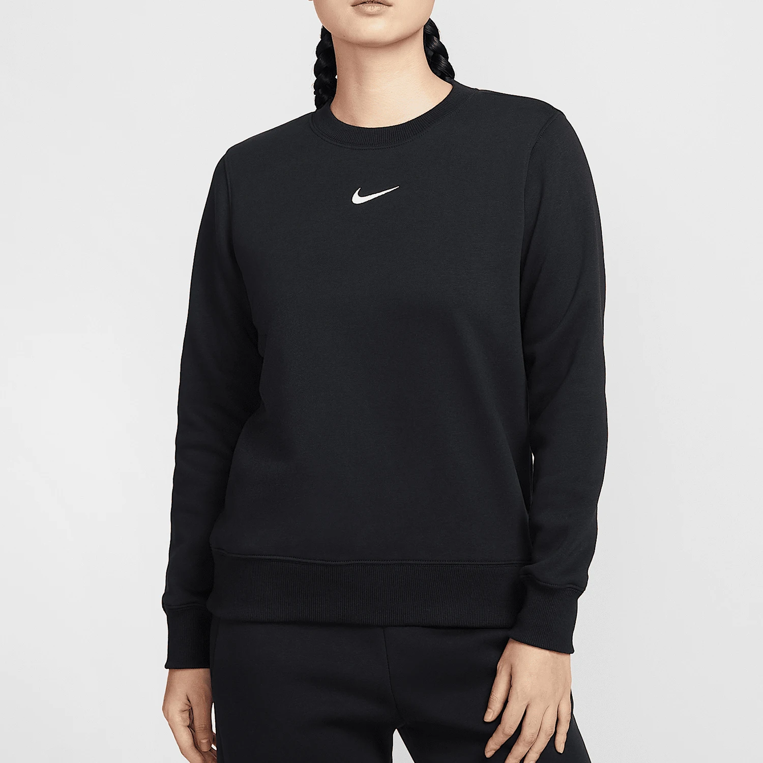 

Nike genuine New Women's Fleece Round Neck Sport Sweatshirt DQ5752-010