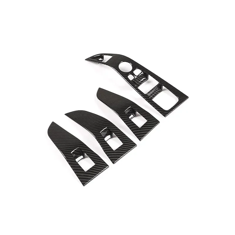 

ABS углеродное волокно, кнопка подъема окна автомобиля, рамка, накладка, наклейка для BMW X5 G05 X7 G07 2019-2022 (LHD), аксессуары для интерьера автомобиля