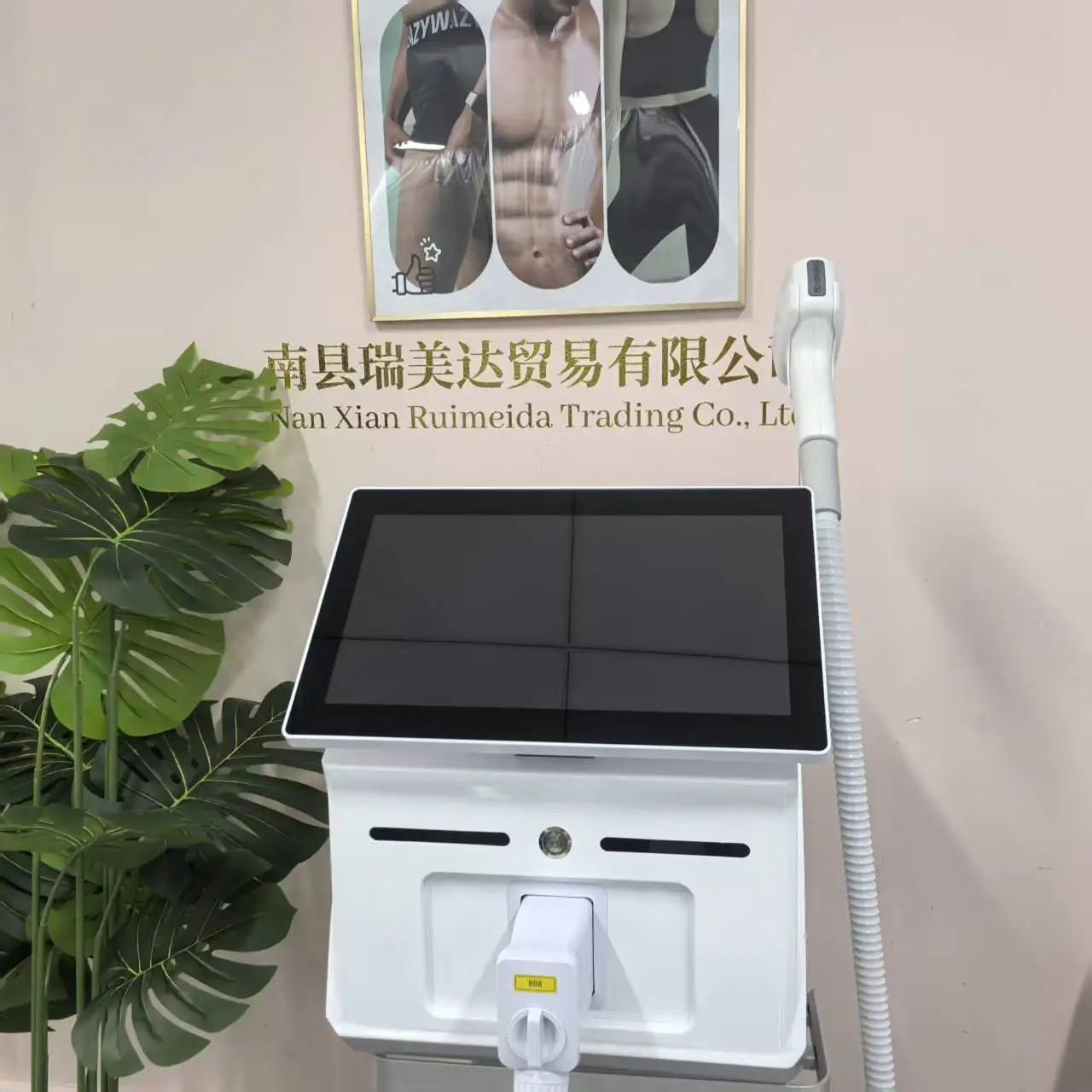 

Professional Ice Titanium Diode Laser Hair Removal Machine Portable 4-Wavelength Alexandrite 10-Target Hair Removal Device