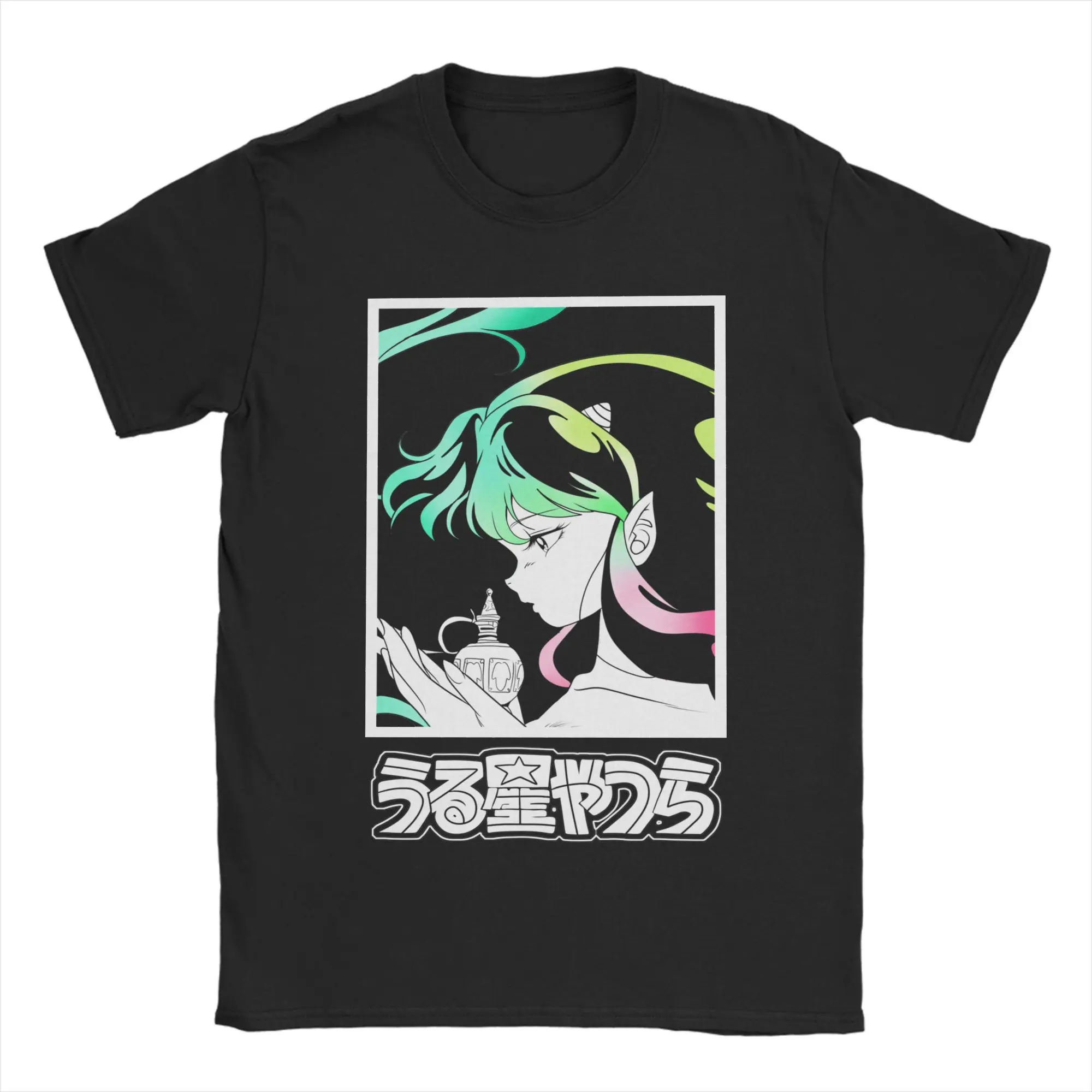 Camisetas para hombre Urusei Yatsura Lum Awesome, camisetas 100% de algodón, camiseta de manga corta con estampado de Anime, ropa con cuello redondo, Idea de regalo