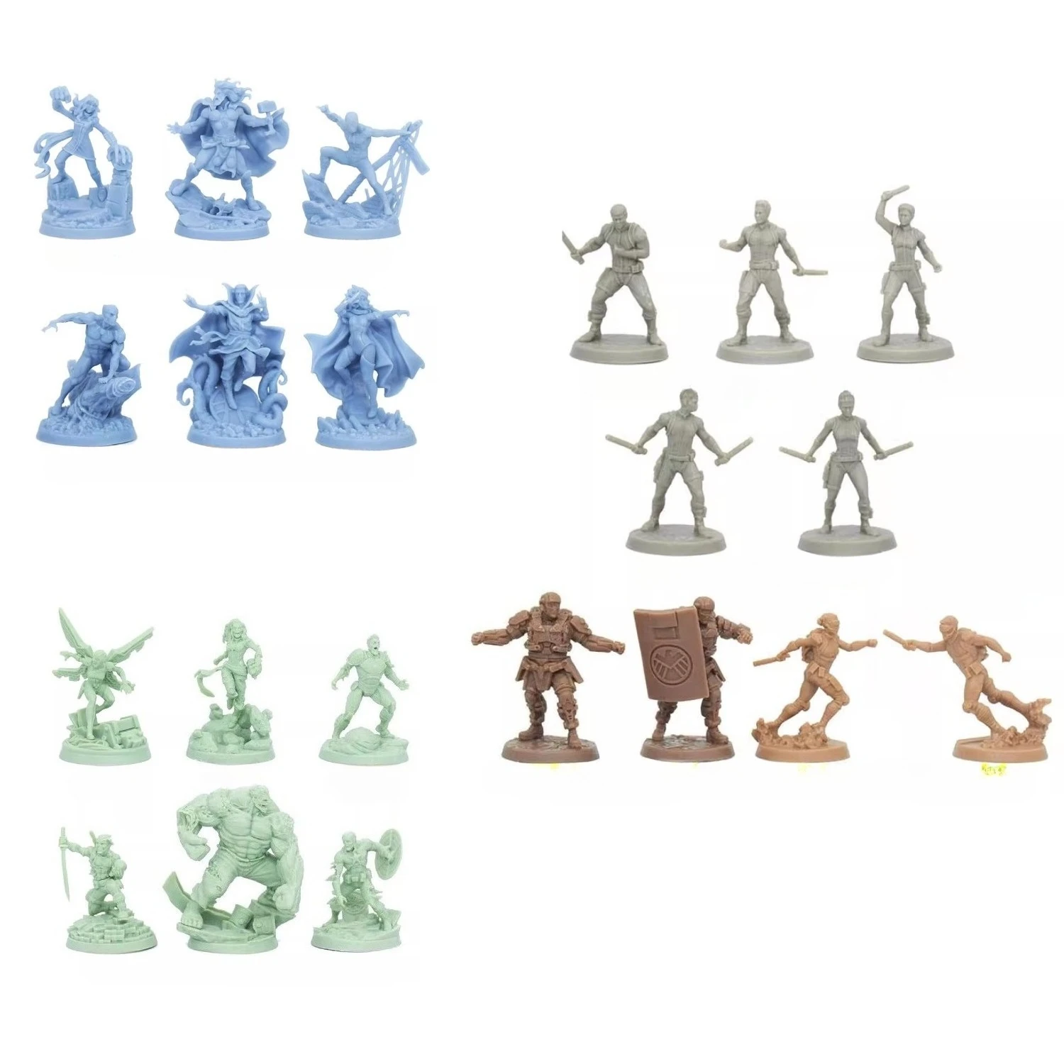 لعبة لوحة TRPG منمنمات Zombicide الخارقة، شخصيات نموذج سطح المكتب