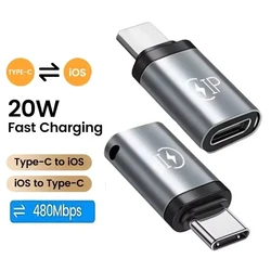 20W Lightning to USB-C Adapter, USB Cable Converter for iPhone 15/14/13 Pro Max & Huawei/Xiaomi/Samsung Devices