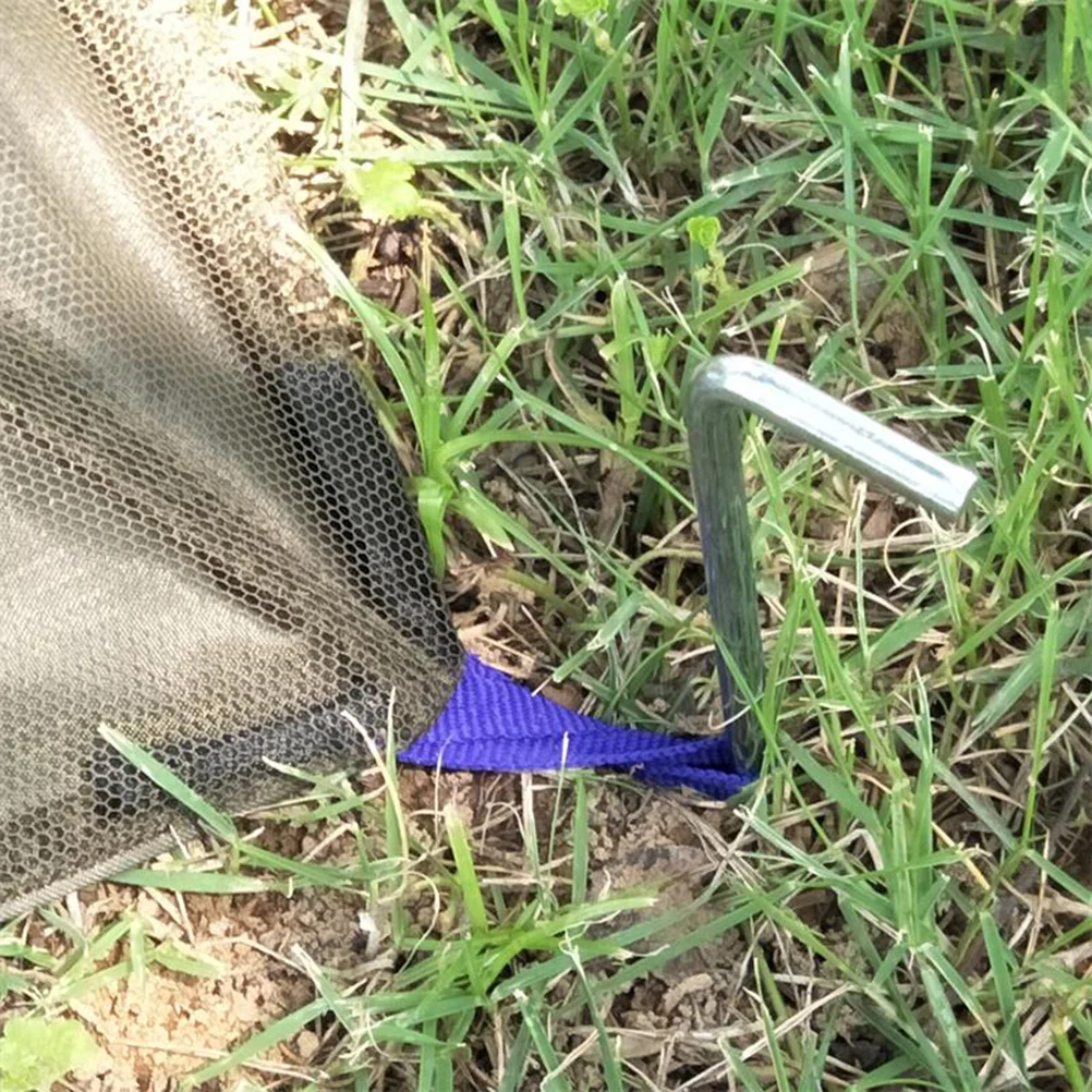 

Compact Outdoor Mosquito Net Tent for Camping Hiking Garden Balcony Portable Triangle Net with Color Coded Corners Fast Setup