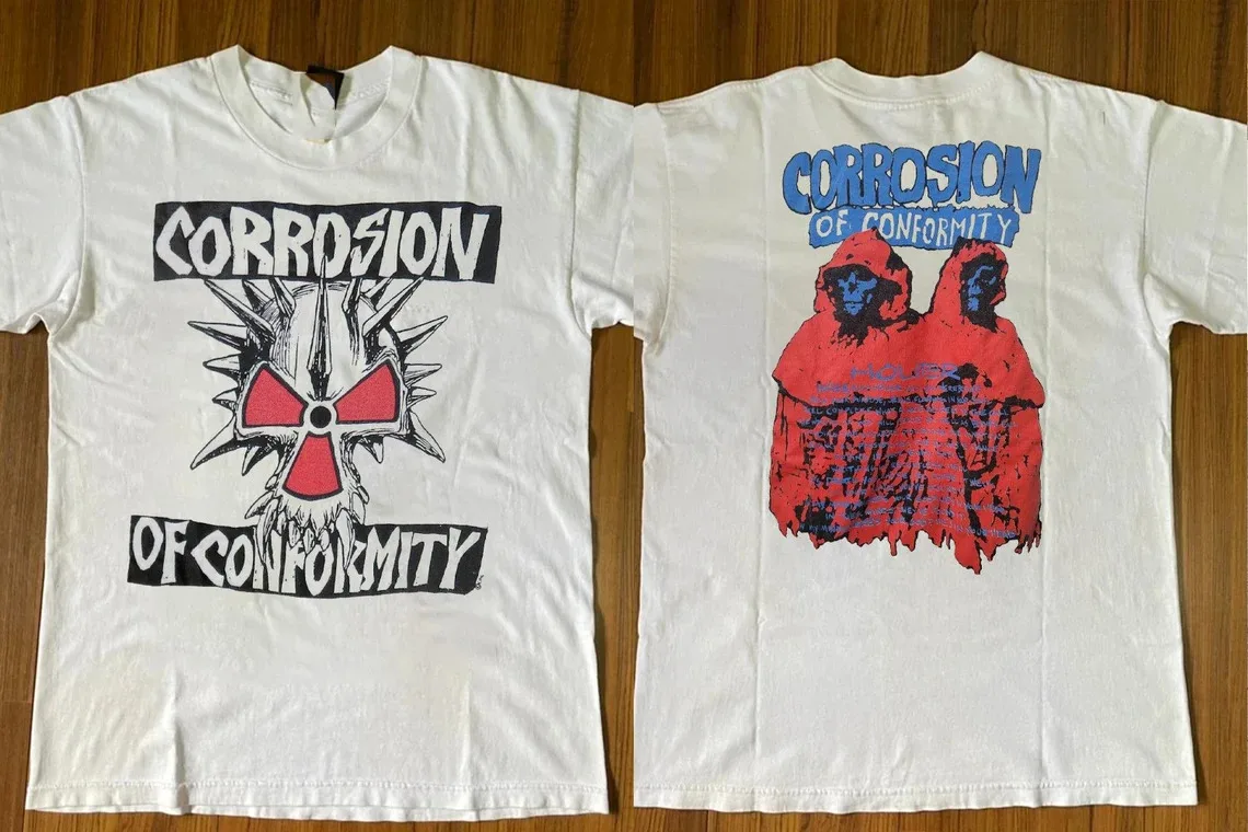 Corrosion Of Conformity 1985 Holier Animosity T Shirt Full Size S-5XL