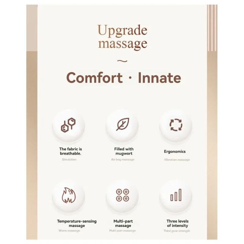 Superior-Intelligent Timing Heat Therapy Red Light Deep Penetration Mugwort Pillow For Neck Care Pillow