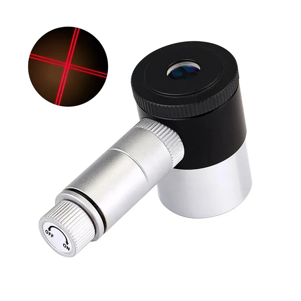 1.25" Reticle Illuminated Eyepiece 4 Element Plossl Eyepiece with Crosshair Telescope Accessories