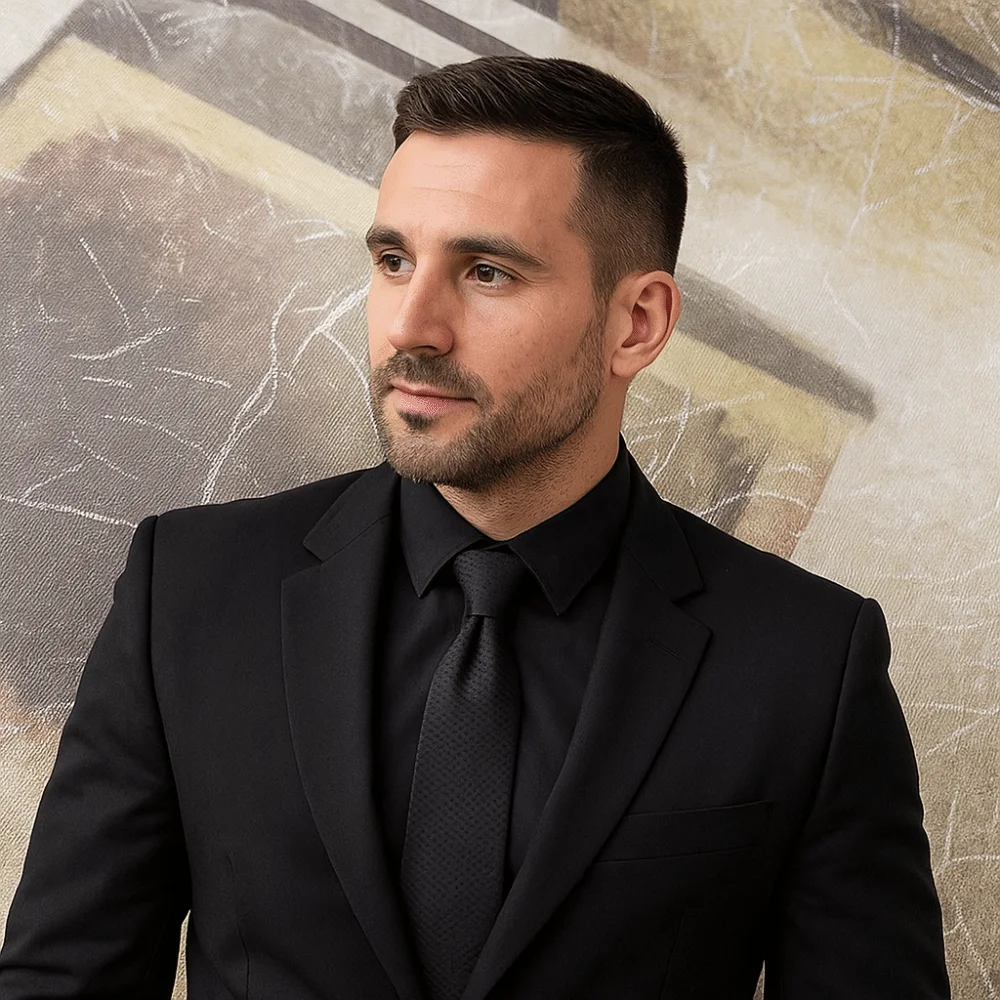 

Simple Solid Color Black Necktie Stripes Floral Men Necktie Jacquard Adjustable Retro Cravat Suit Accessories