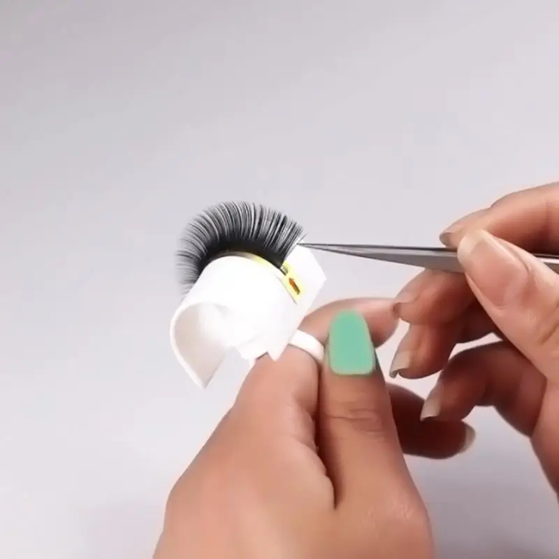 1 قطعة U-الفرقة رمش الفاصل لاصق الرموش تمديد حامل البليت حلقة حامل جسر لاش الجذر مقسم ماكياج أداة #2