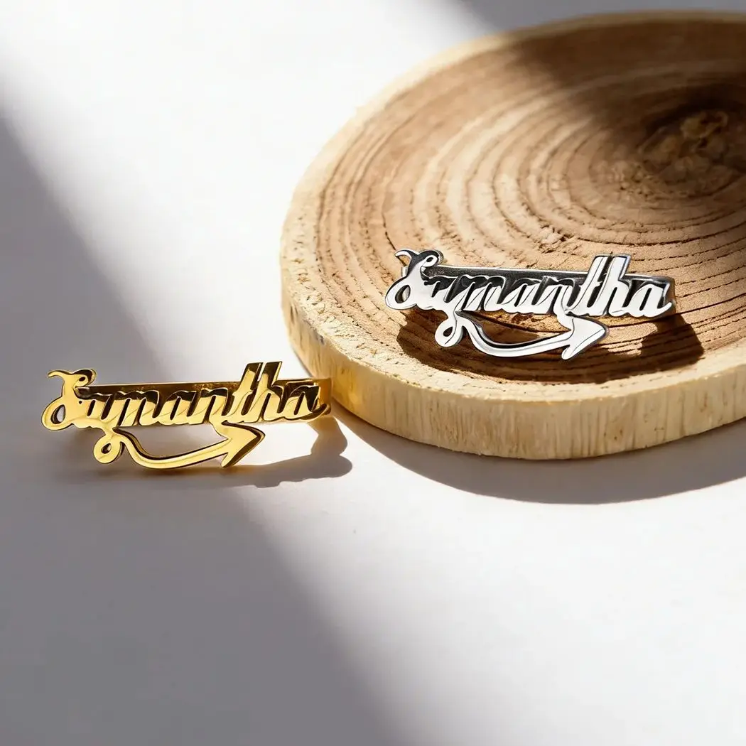 

Модный брелок-шарм для ремешка часов в форме стрелки, с индивидуальной гравировкой имени, из нержавеющей стали, 20 мм, 22 мм, персонализированный аксессуар с буквой