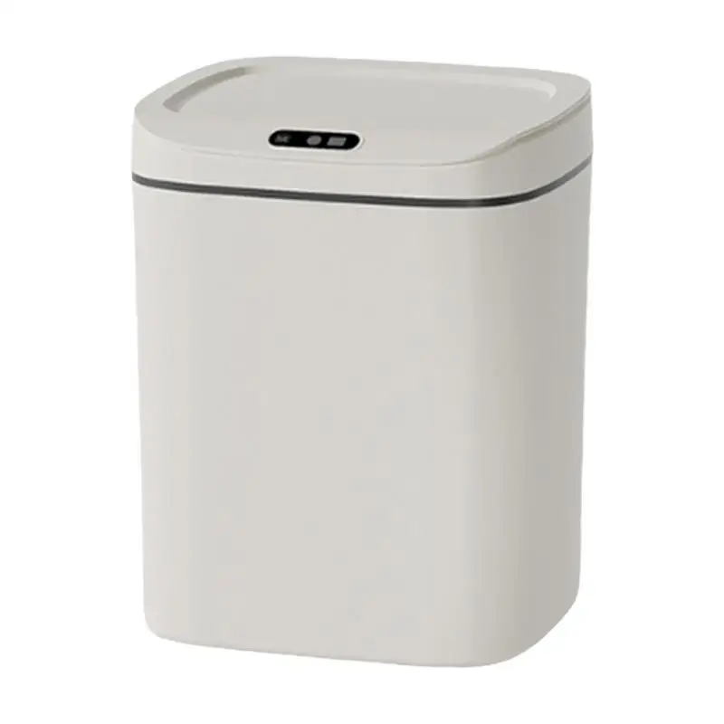 Smart Trash Can Electric Touchless Automatic Garbage Can For Bathroom Motion Sensor Garbage Bin Large Capacity Trash Can With