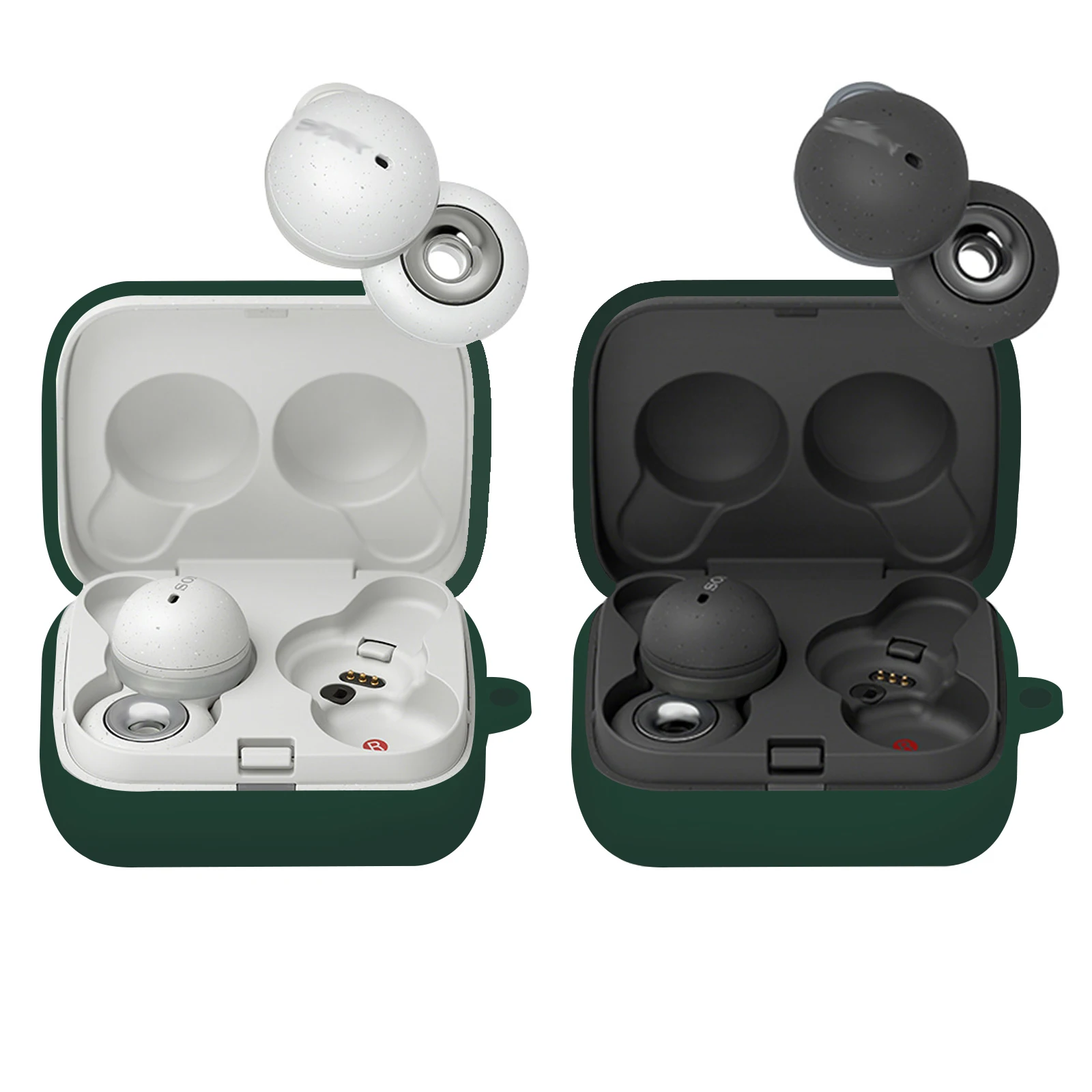 Geekria Silicone Case Cover Compatible with Sony LinkBuds WF-L900 True Wireless Earbuds, Earphones Skin Cover