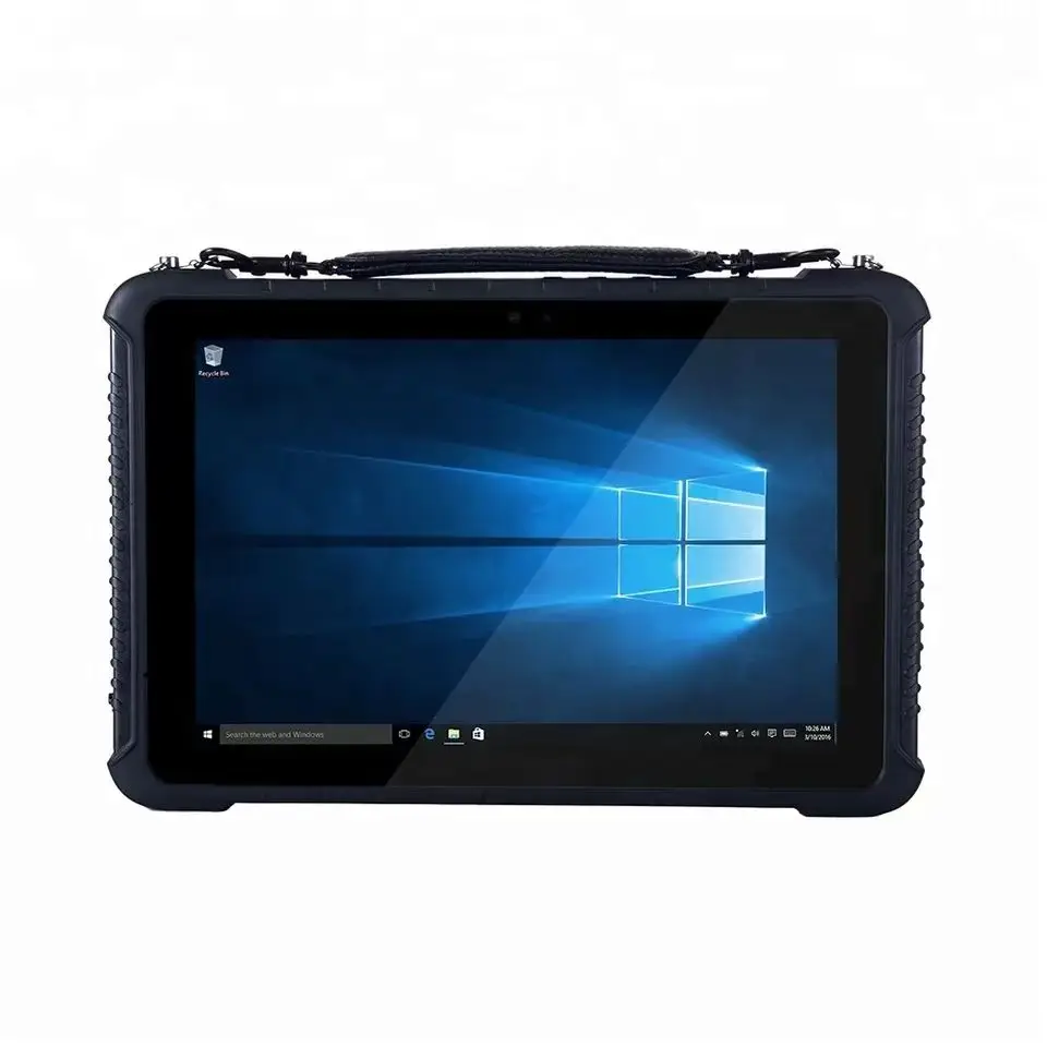 Win10 OS 3g 4g Lte  Rugged Android Tablet Pc With Biometric Fingerprint Nfc Reader