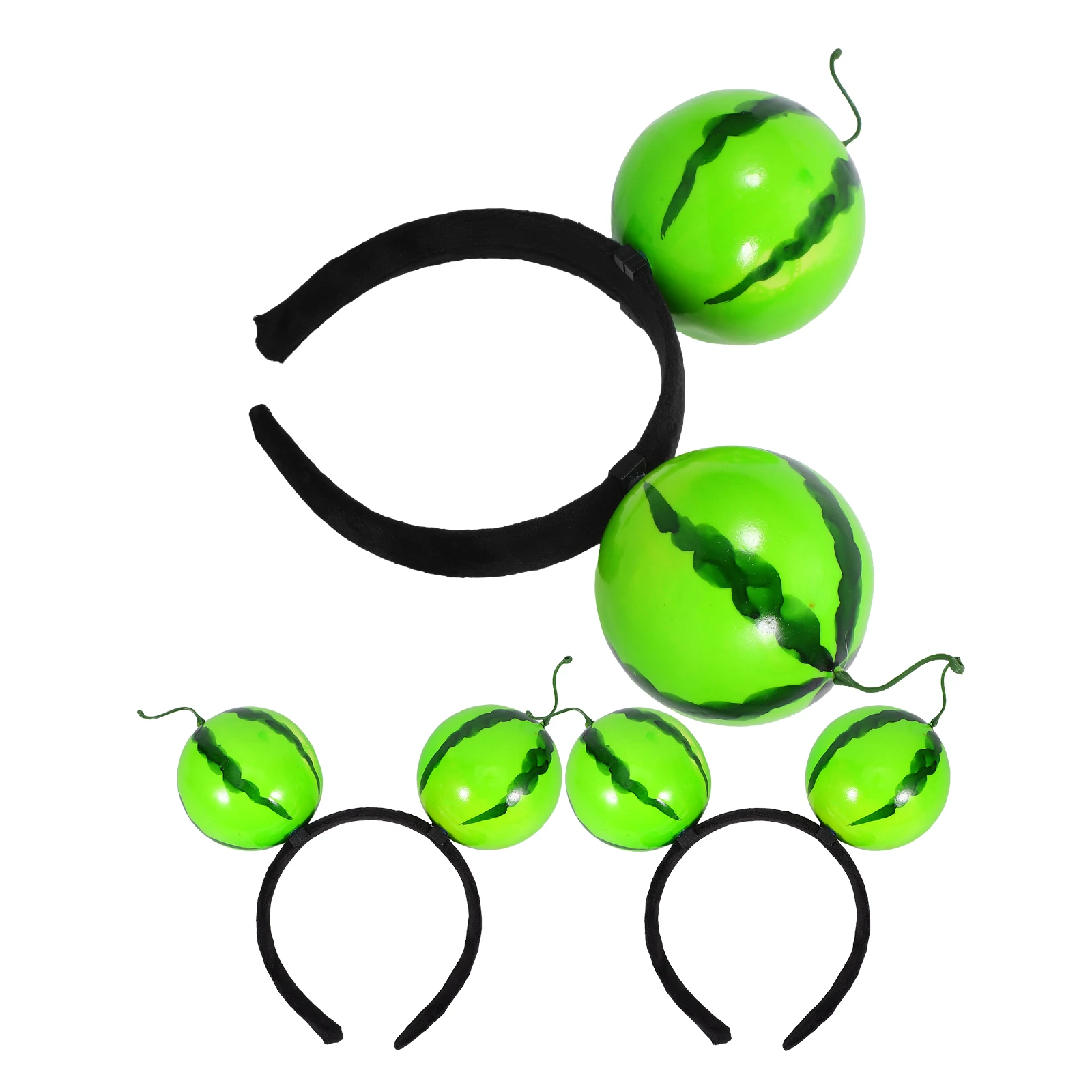 

3pcs Watermelon Headband Cosplay Party Hair Accessories Costume Boppers Novelty Summer Halloween Birthday Funny Gift