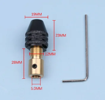 2mm-5mm Universal Kleine Elektronische Bohrer Spannzange Mini Chuck Werkzeug Set Leuchte Clamp Multifunktions Micro elektrische Bohrfutter – Detail 24
