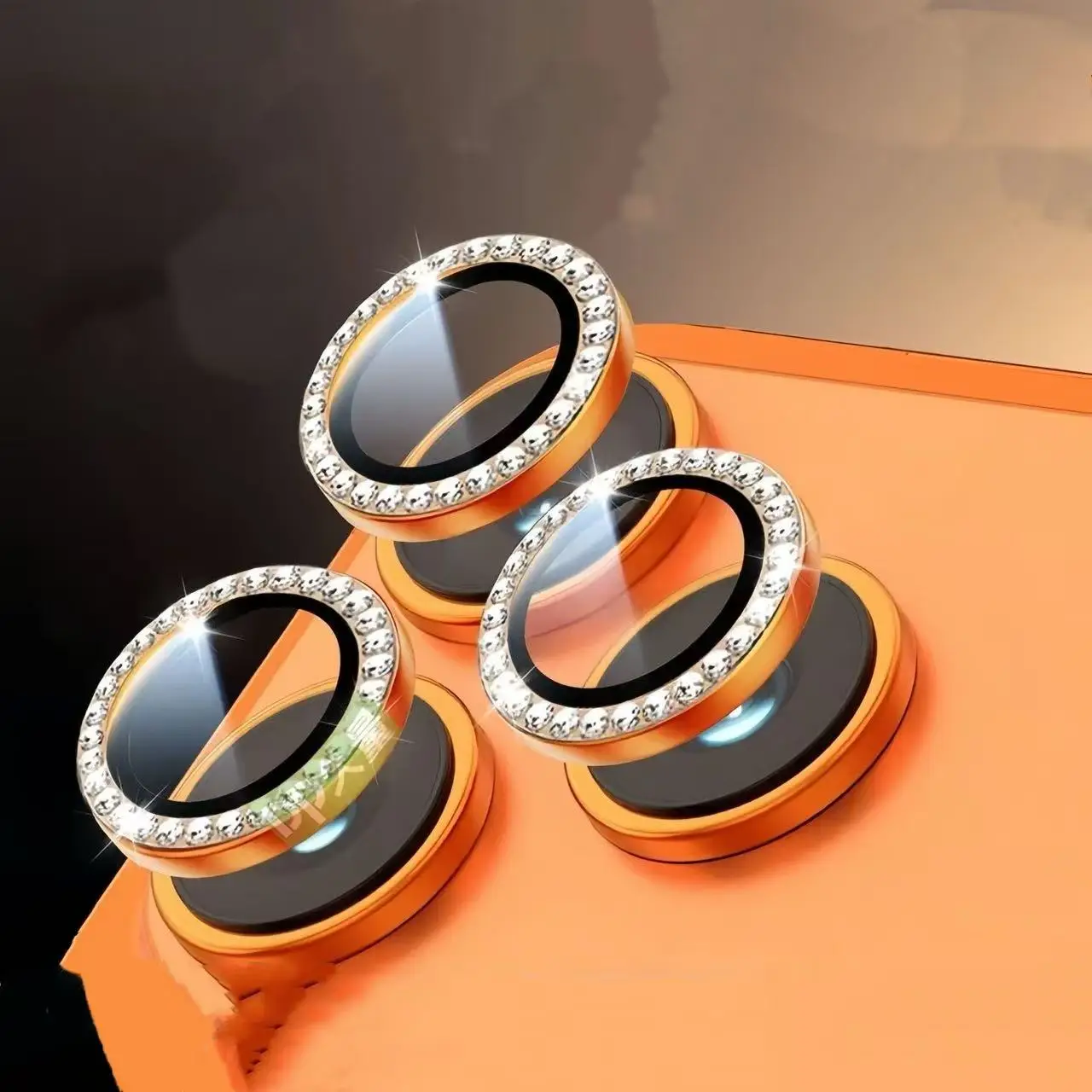 واقي كاميرا معدني لامع ماسي لهاتف آيفون 17 16 برو ماكس 17 عدسة خلفية زجاجية واقية لهاتف آيفون 15 برو ماكس 13 ميني