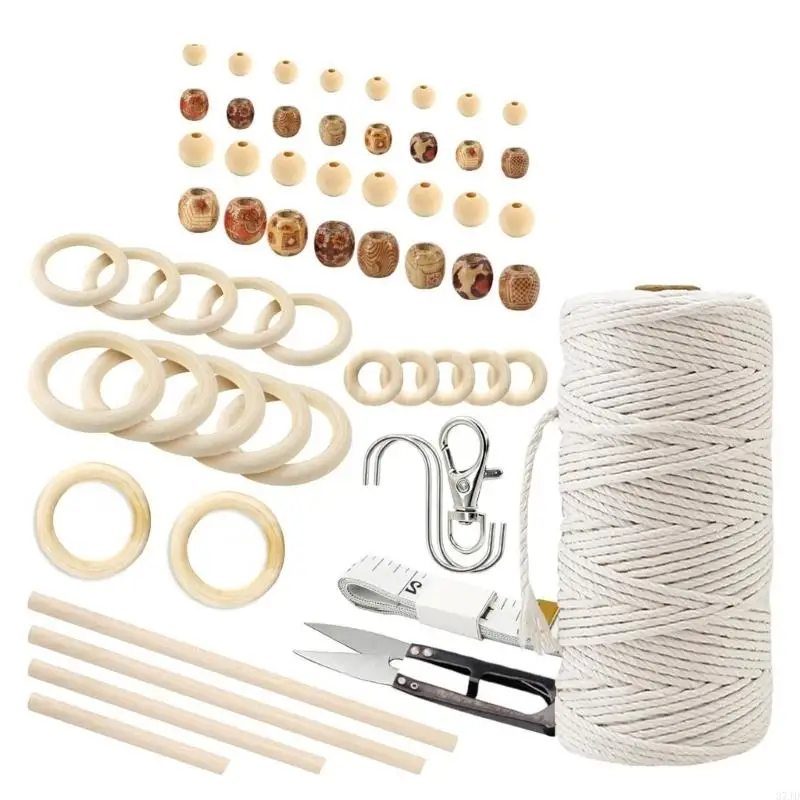 Creative Ethnic Styles Handwoven Art Set With 227pcs Assorted And Soft Yarn For Craft Enthusiasts 37JD