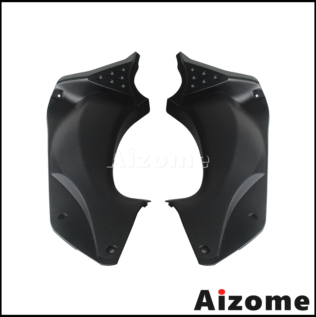 ABS Plastic Motorcycle Air Duct Cover Upper Cowling Front Fairing Panel Cover Trim Fairing Cowl For Kawasaki ZX-14 ZZR1400 06-11