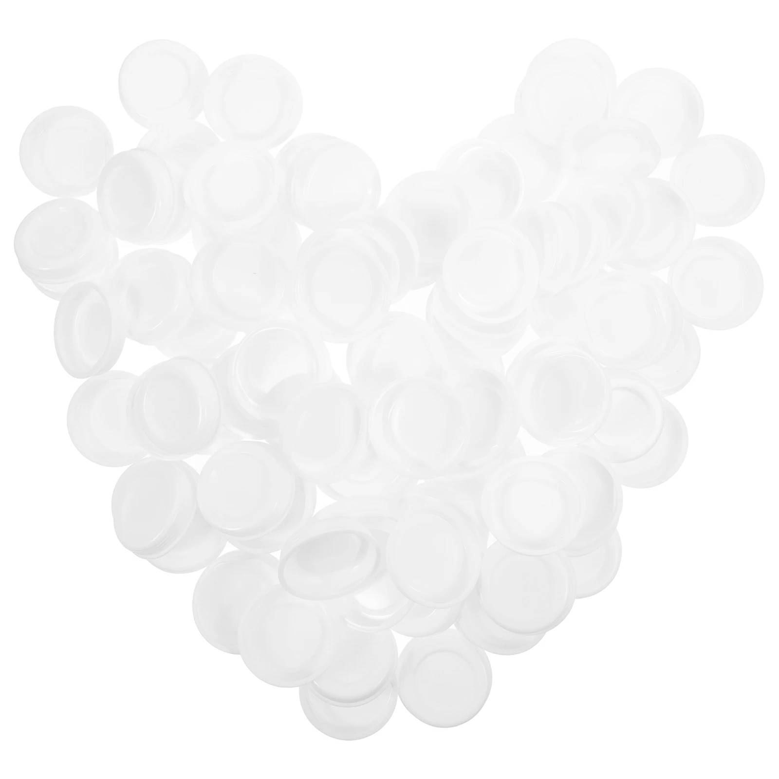 

100Pcs Paper Tube Round Caps Plastic End Plugs Secure Snap Fit for Mailing Tubes Shipping Art Poster Tube Caps