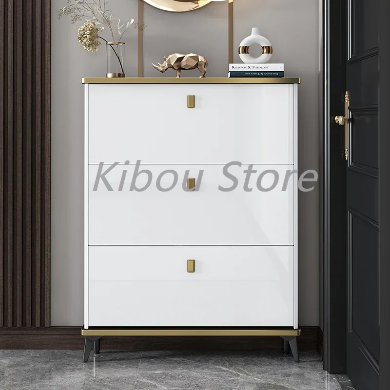 Organizer Auvents Shoes Storage Display Show Hallway Modern Shoe Cabinet Mobile Shelf Meubles Chaussures Salon Furniture