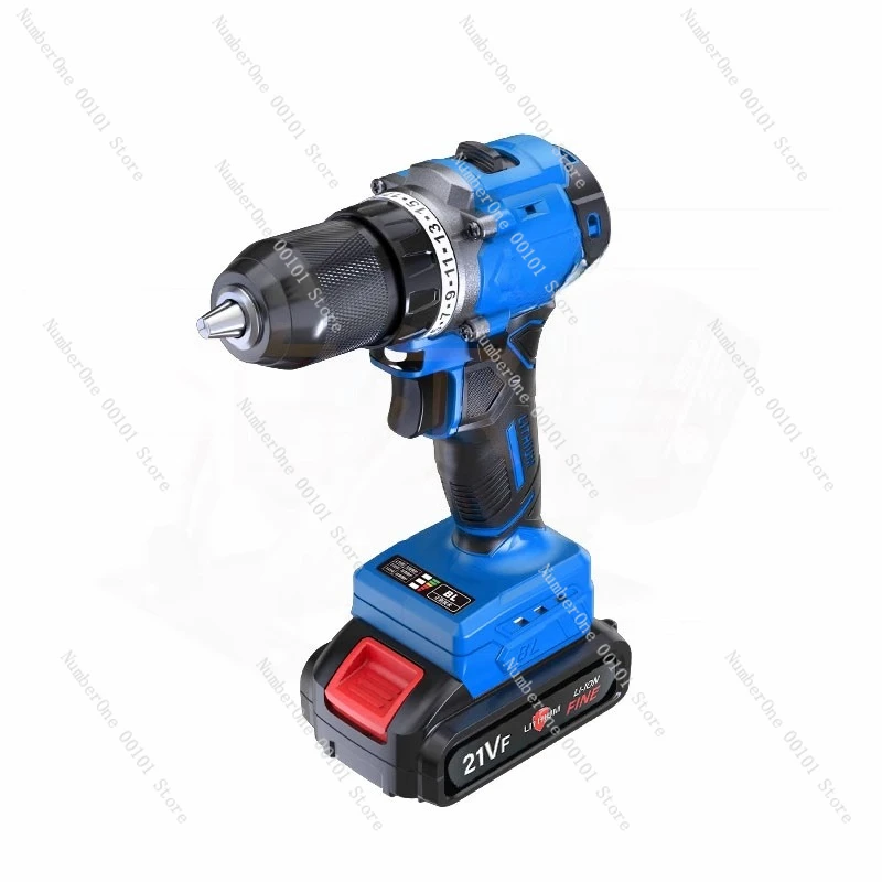 

Brushless rechargeable drill lithium battery rechargeable pistol drill household multi-function screwdriver ratchet chuck drill