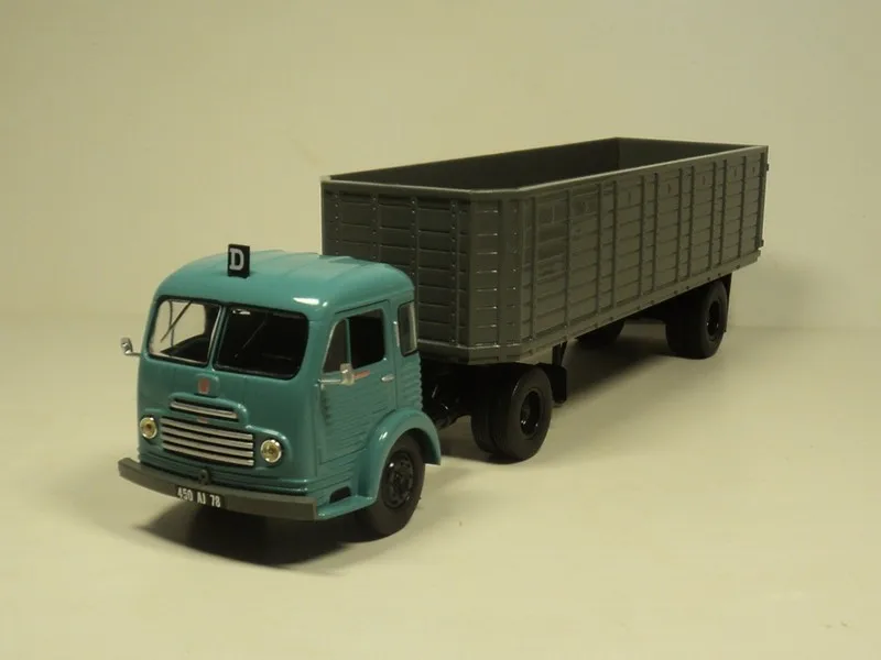 Diecast Ixo 1:43 Scale Ford SAF Cargo Ford Truck Trailer Alloy Car Model