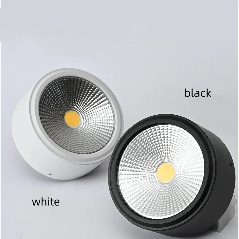 Scandinavische moderne opbouwdownlight LED-plafondlamp spotlight drie lichtkleurconversie LED-downlight binnenverlichting