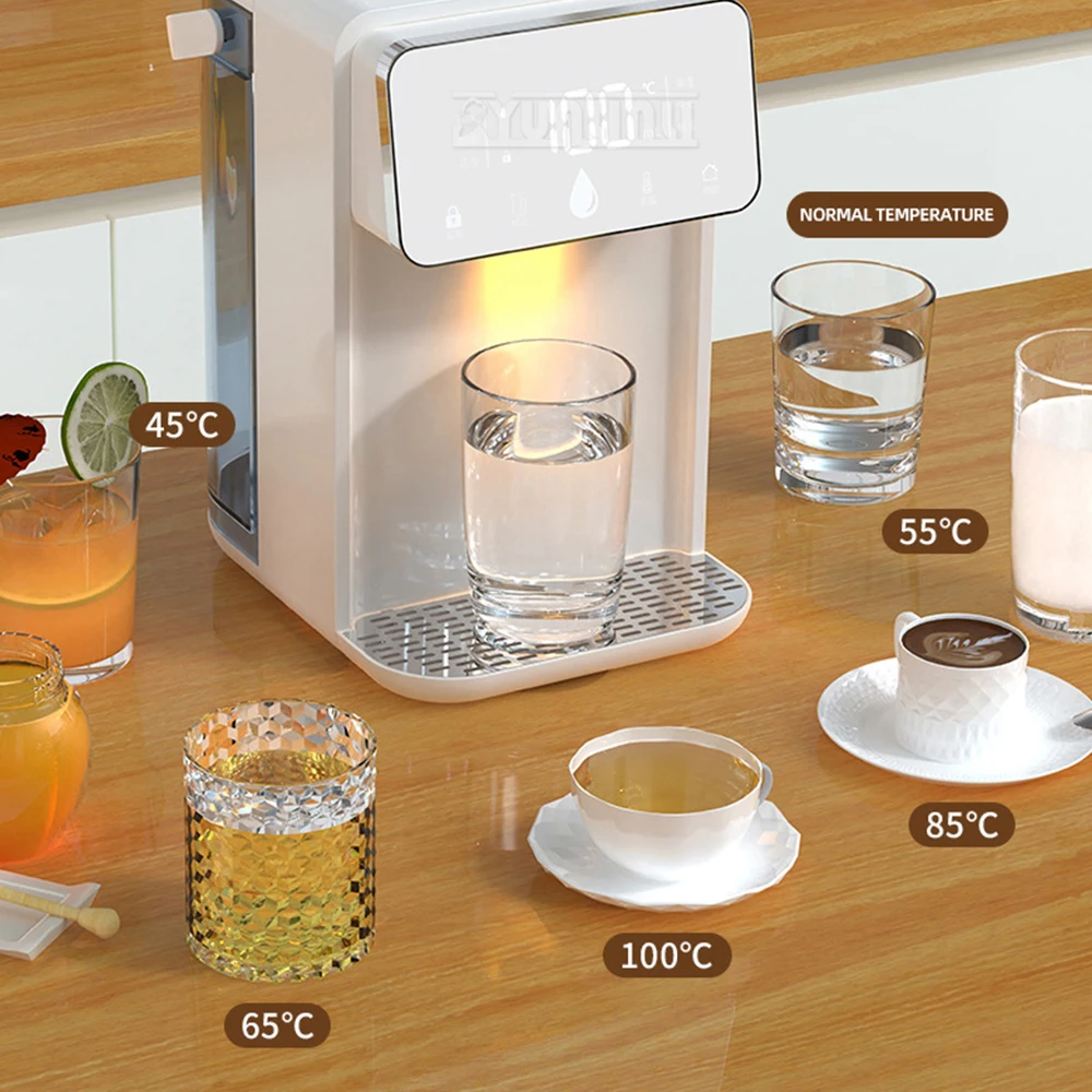 Desktop Hot and Cold Water Dispenser Instant Hot Water Dispenser 3.2L Large Tank with Filter Element 2025New