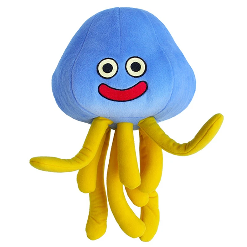 New Cute Game Dragon Quest Hoimi Heal Slime Jellyfish Large Plush Stuffed Pillow Doll 30cm Kids Toys Boys Children Gifts