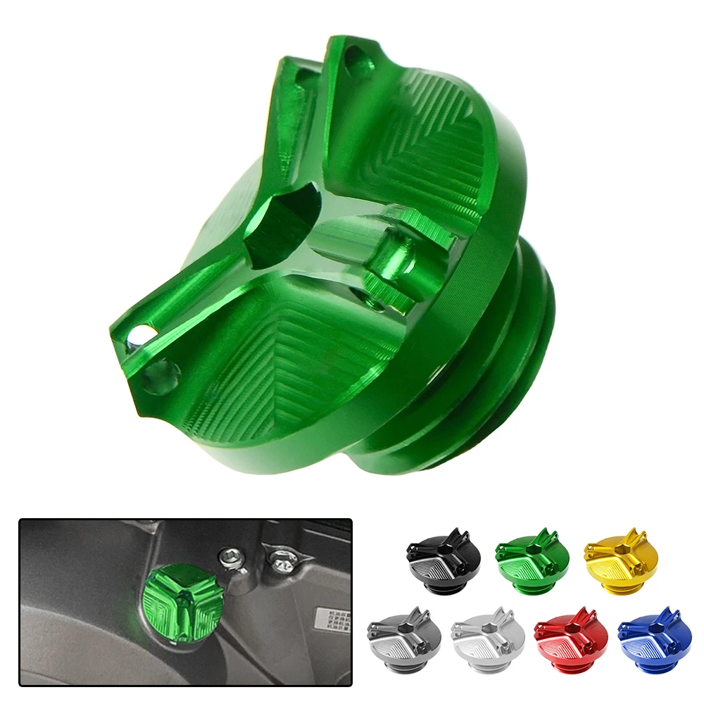 For KAWASAKI KX450F KX 450 F 2006-2018 2017 2016 2015 2014 2013 2012 2011 2010 09 Motorcycle Engine Oil Cup Cover Oil Filler Cap