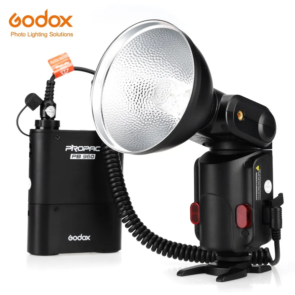 Godox Witstro AD-180 180W GN60 External Portable Flash Light Speedlite with PB960 Lithium Battery Pack for Canon Nikon