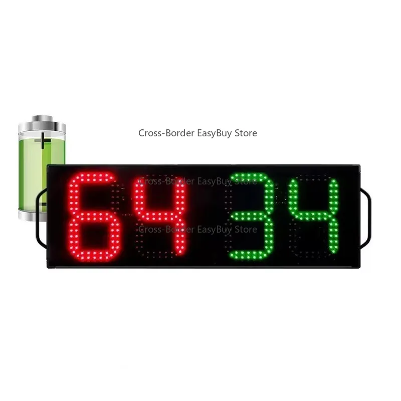 Portable Electric LED Display Football Substitution Board to Change Player for Soccer Futsal Court Replacement Boards