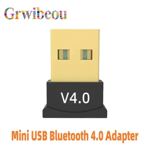 NEW Mini USB Bluetooth 4.0 Adapter Wireless Dongle Compatible V 4.0 USB Transmitter Audio Receiver for Computer Laptop Windows
