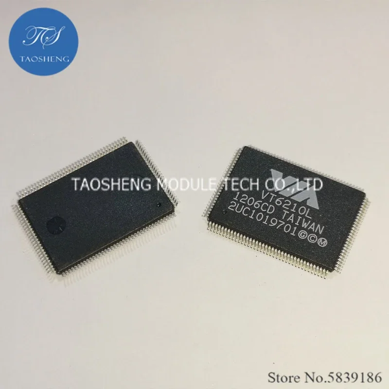 1pcs 100% New&Original VT6210L VT6210LG CD LQFP-128【TAOSHENG】MODULE #TS10044