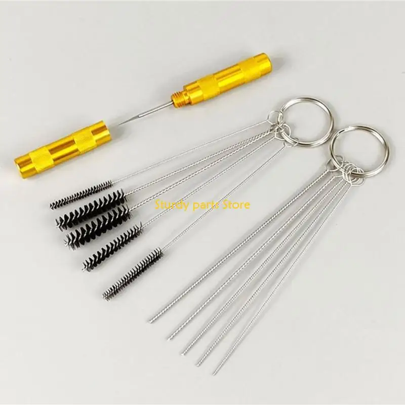 

97QC Набор инструментов для распыления с насадкой 0,3 мм, кисти для украшения торта для художественных и ремесленных проектов