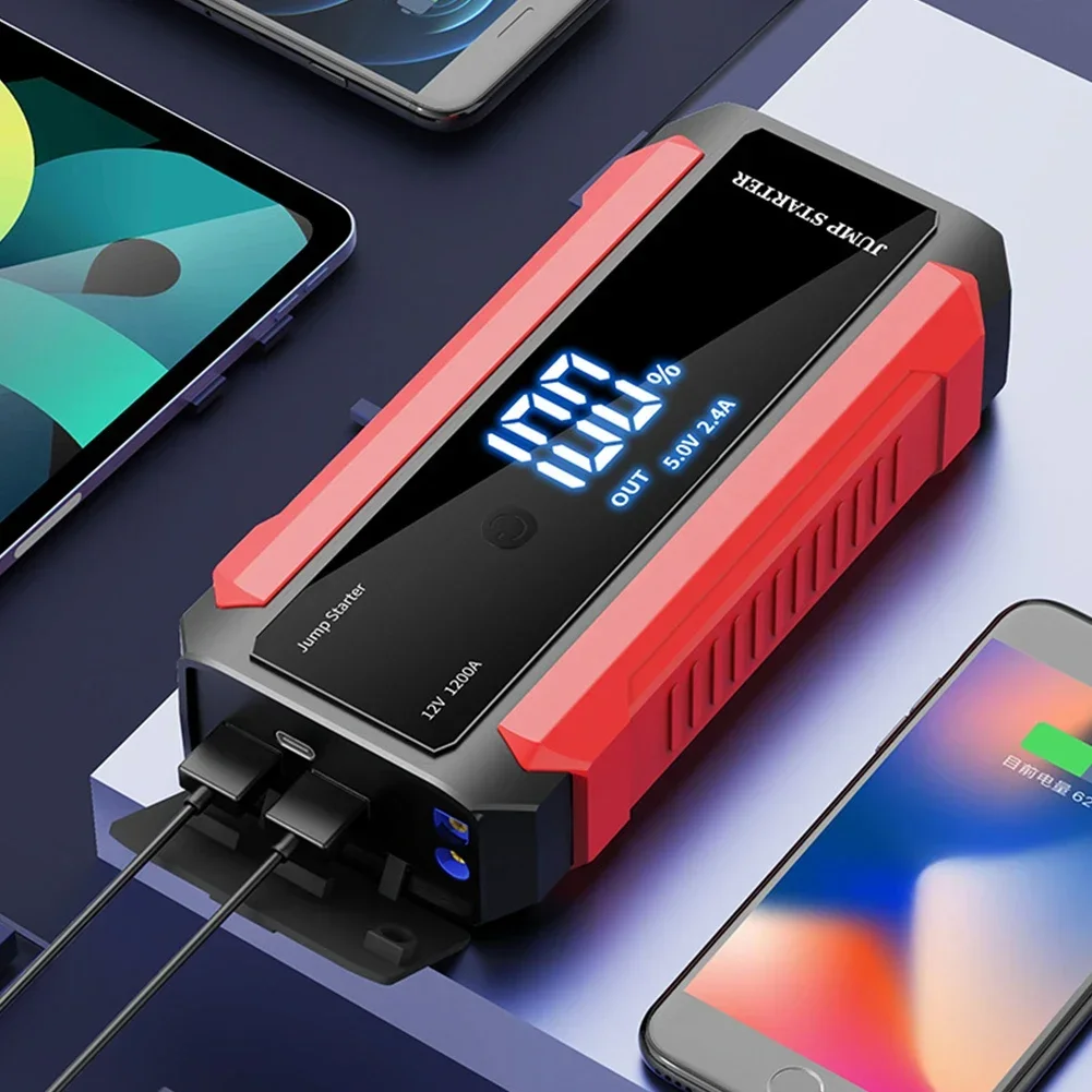 New 30000mAh Portable Car Jump Starter 1000A Car Emergency Booster Starting Device Auto Battery Booster Charger Car Assecories